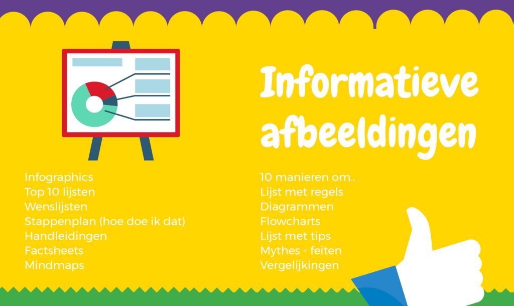 Social media content ideeen - Informatieve afbeeldingen